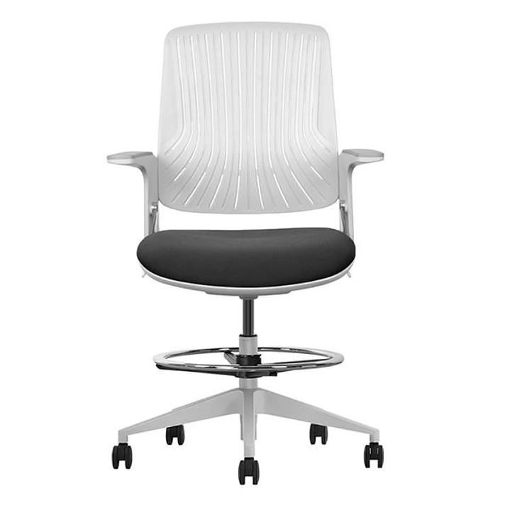 Cromad Elevare Pro Silla de Oficina - Elevador de Gas - Respaldo Ergonomico - Inclinacion Ajustable - Resistencia Extrema al Desgaste - Base Robusta - 1