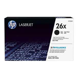 HP CF226X Negro Cartucho de Toner Original - 26X