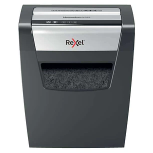 Rexel Momentum x312 Destructora de Papel Manual Corte Confeti P-3 - Destruye hasta 12 Hojas - Funcionamiento Ininterrumpido 6min - Papelera de 23L - C