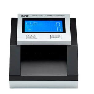 AVPos AVP-DT35G Contador de Billetes - Cuenta Cantidad de Billetes y Valor Total - Libras y Euros - Alta Velocidad de Conteo - Color Negro