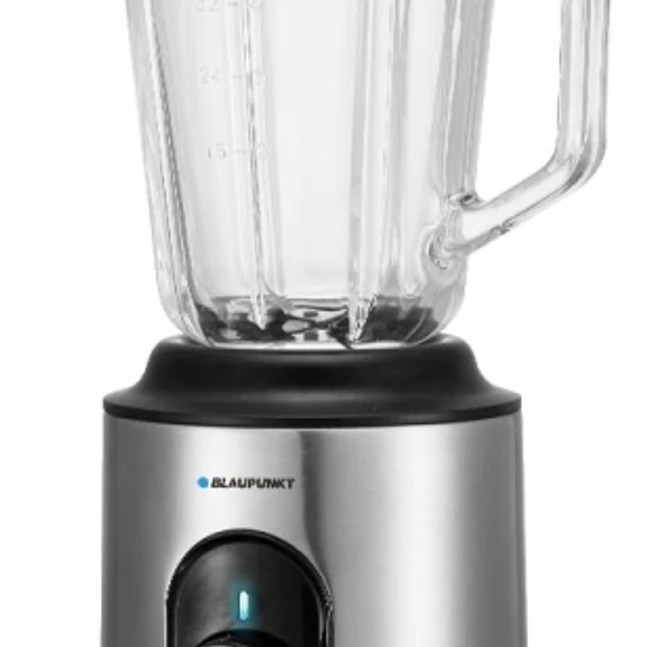 Blaupunkt BP4002 Batidora de Vaso 1000W con Jarra de Cristal 1.5L - 2 Velocidades + Turbo - Cuchillas de Acero Inoxidable - Funcion Pulse - Pies Antid 1