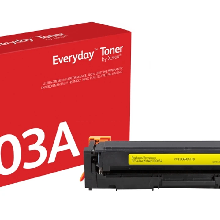 Xerox Everyday HP CF542A Amarillo Cartucho de Toner Generico - Reemplazo 203A 1