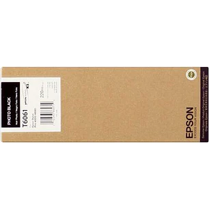 Epson T6061 Negro Photo Cartucho de Tinta Original - C13T606100