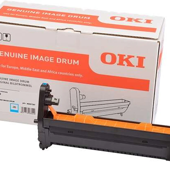 OKI C612 Cyan Tambor de Imagen Original - 46507307 (Drum) 1