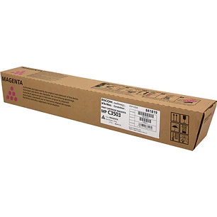 Ricoh Aficio MP-C3003/MP-C3004/MP-C3503/MP-C3504/MP-C4504/MP-C5504/MP-C6004 Amarillo Cartucho de Toner Original - 841818/841814