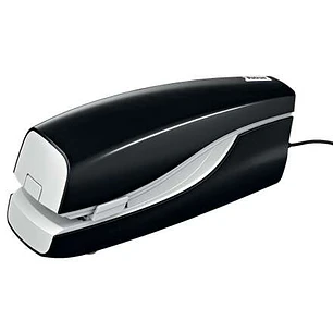 Petrus E-120 Contactless Grapadora Electrica - Hasta 20 Hojas - Grapado Plano - Utiliza Grapas 22/6-24/6-26/6 - Color Negro