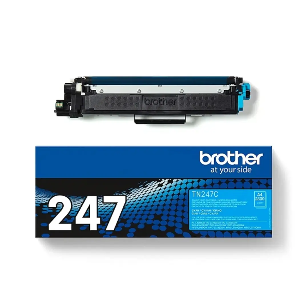 Brother TN247 Cyan Cartucho de Toner Original - TN247C 1