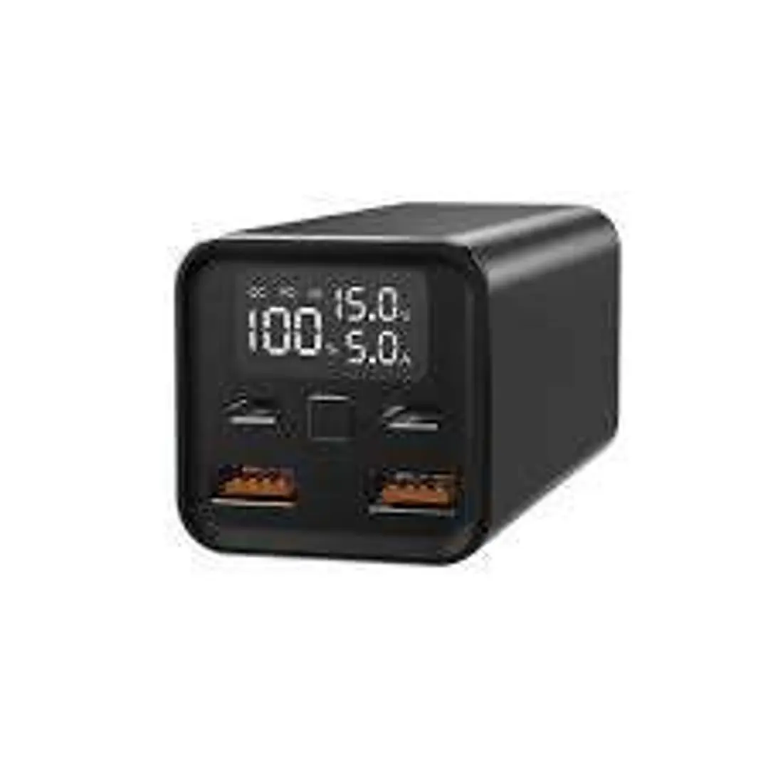 Leotec Q2 Power Bank 20000mAh 65W PD - Compatible con Portatiles - Pantalla LCD - 2x USB-A, 2x USB-C 1