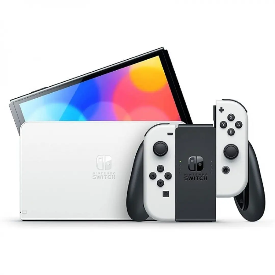 Nintendo Consola Nintendo Switch Oled - Incluye Base y 2 Mandos Joy-Con - Color Blanco 1