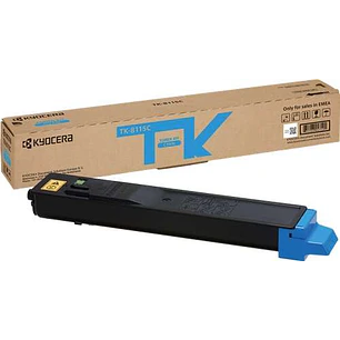 Kyocera TK8115 Cyan Cartucho de Toner Original - 1T02P3CNL0/TK8115C