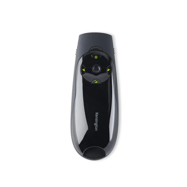 Kensington Expert Presentador Inalambrico con Puntero Laser Verde y Control de Cursor - Luminosidad 10 Veces Mayor - Botones Retroiluminados - Rango I 1