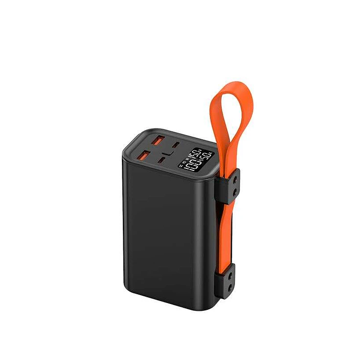 Leotec Power Bank 30000mAh 100W PD - Compatible con Portatiles - Pantalla LCD - 2x USB-A, 2x USB-C 1