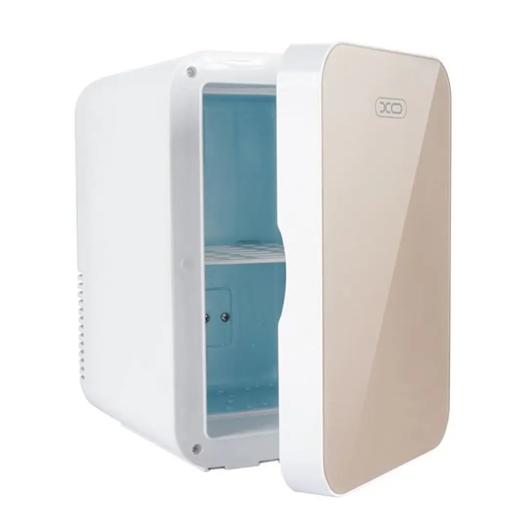 XO CZ002 Mini Nevera - Capacidad 5.5 Litros - Bajo Ruido - Incluye Cable 12/220V - Color Beige - Color Beige 1