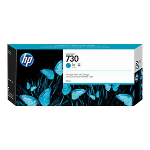 HP 730 Cyan Cartucho de Tinta Original - P2V68A