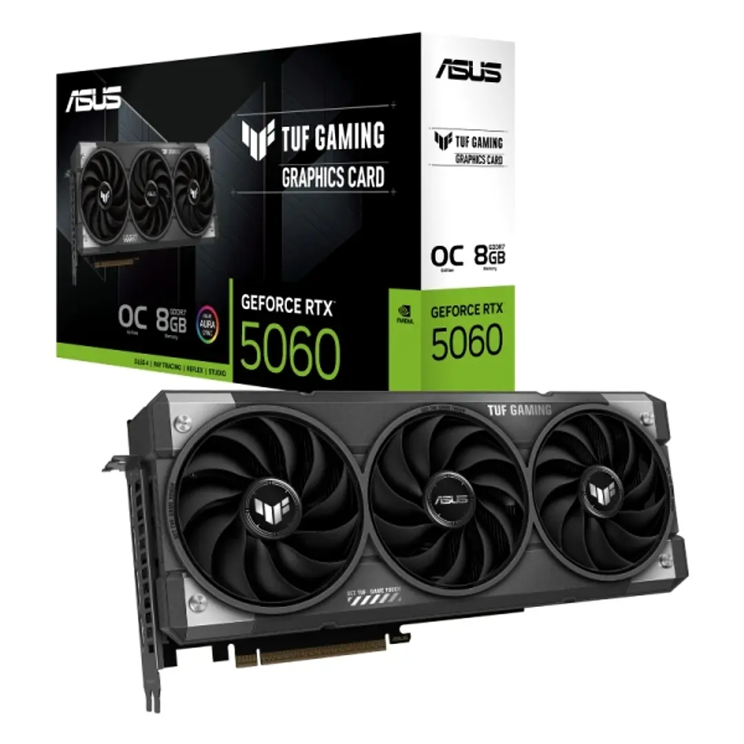 Asus TUF Gaming GeForce RTX 5060 OC Edition Tarjeta Gráfica 8GB GDDR7 1
