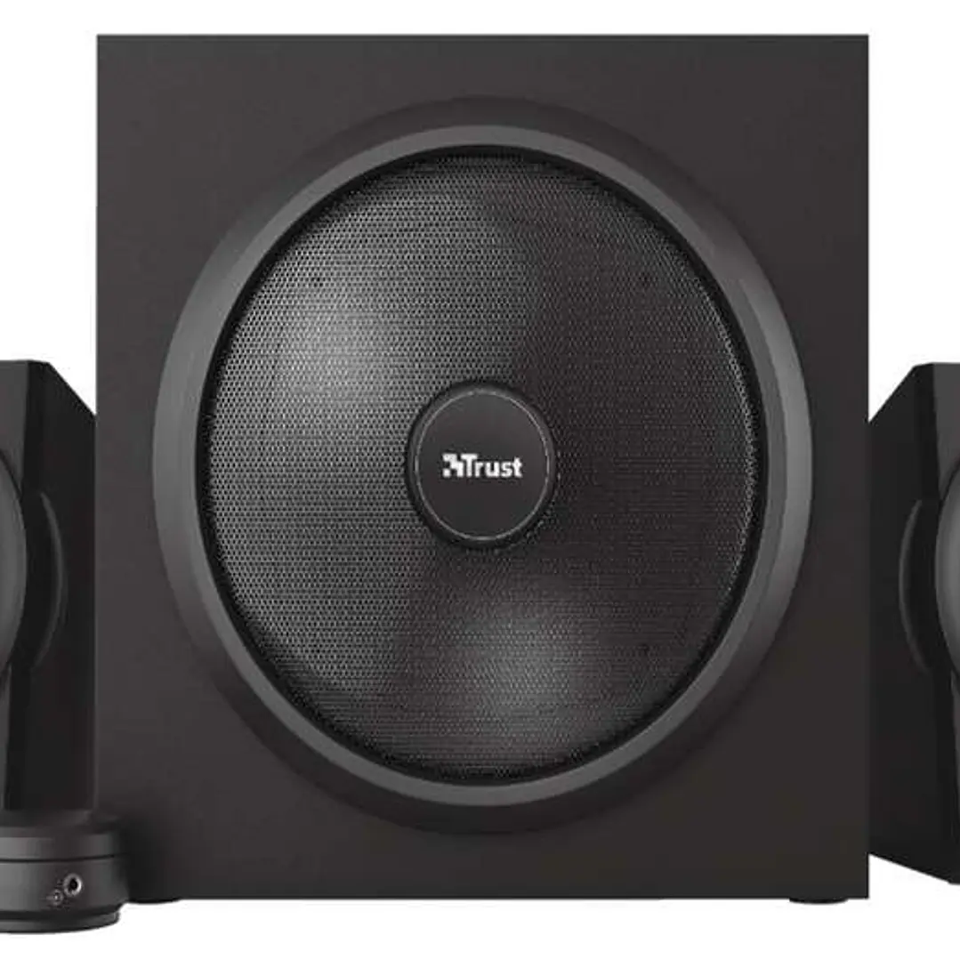 Trust Yuri Sistema de Altavoces 2.1 120W - Subwoofer 30W - Control de Bajos - Cable de 1.50m - Color Negro 1