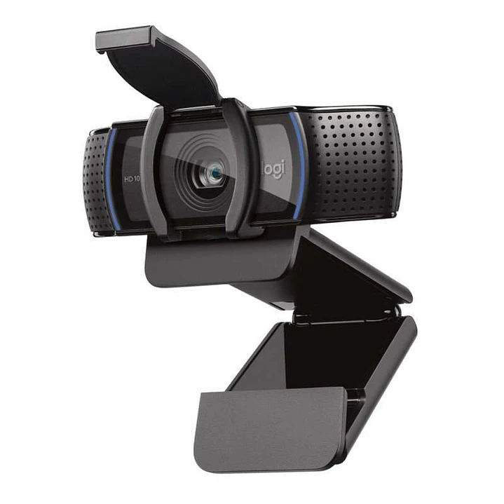 Logitech C920e Webcam Full HD 1080p USB 3.2 - Enfoque Automatico - Microfonos Integrados - Tapa de Obturador - Campo Visual de 78º - Cable de 1.50m -  1