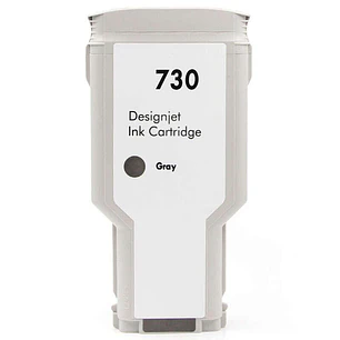 Generico HP 730 Gris Cartucho de Tinta - Reemplaza P2V72A/P2V66A