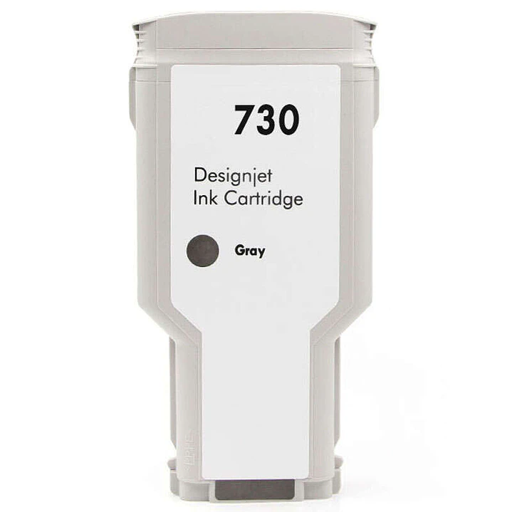 Generico HP 730 Gris Cartucho de Tinta - Reemplaza P2V72A/P2V66A 1