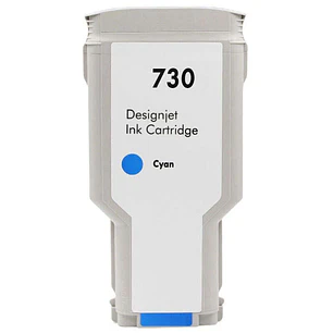 Generico HP 730 Cyan Cartucho de Tinta - Reemplaza P2V68A/P2V62A
