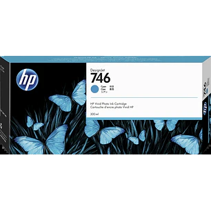 HP 746 Cyan Cartucho de Tinta Original - P2V80A