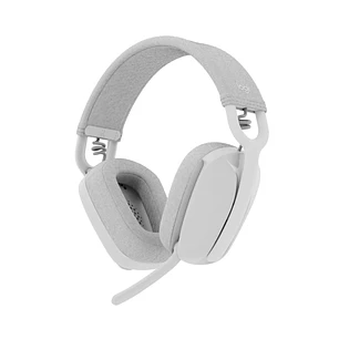 Logitech Zone Vibe 100 Auriculares Inalambricos - Bluetooth 5.2 - Alcance 30 metros - 2 Microfonos - Color Blanco Crudo