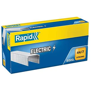 Rapid Strong 44/7 Electric Caja de 5000 Grapas 44/7 - Hasta 70 Hojas - Alambre Reforzado Galvanizado
