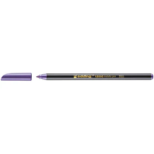 Edding 1200 Rotulador - Punta Redonda - Trazo 1mm - Tinta con Base de Agua - Color Violeta Metalizado