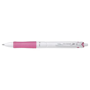 Pilot Boligrafo de Bola Retractil Acroball PureWhite - Recargable - Fabricado con Plastico Reciclado - Punta Redonda 1mm - Trazo 0.28mm - Grip Ergonom
