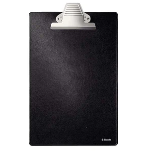 Esselte Carpeta de Base Forrada en Plastico con Pinza - Formato A4 - Color Negro