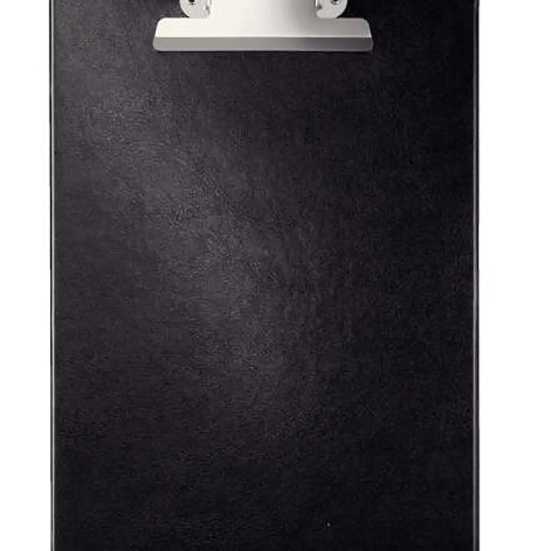 Esselte Carpeta de Base Forrada en Plastico con Pinza - Formato A4 - Color Negro 1