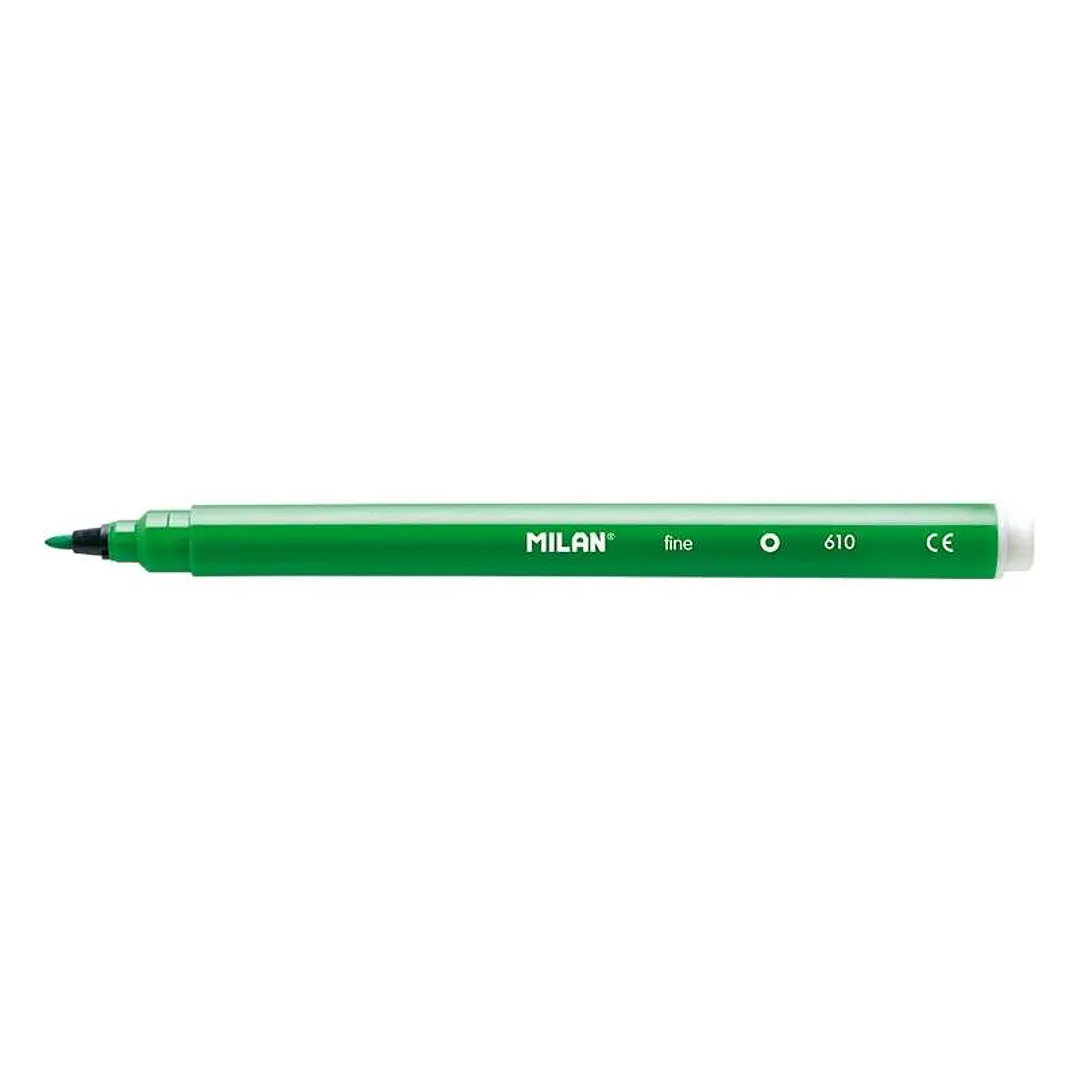 Milan Pack de 30 Rotuladores - Punta Fina de 2mm - Tinta al Agua - Lavable - Colores Surtidos 1