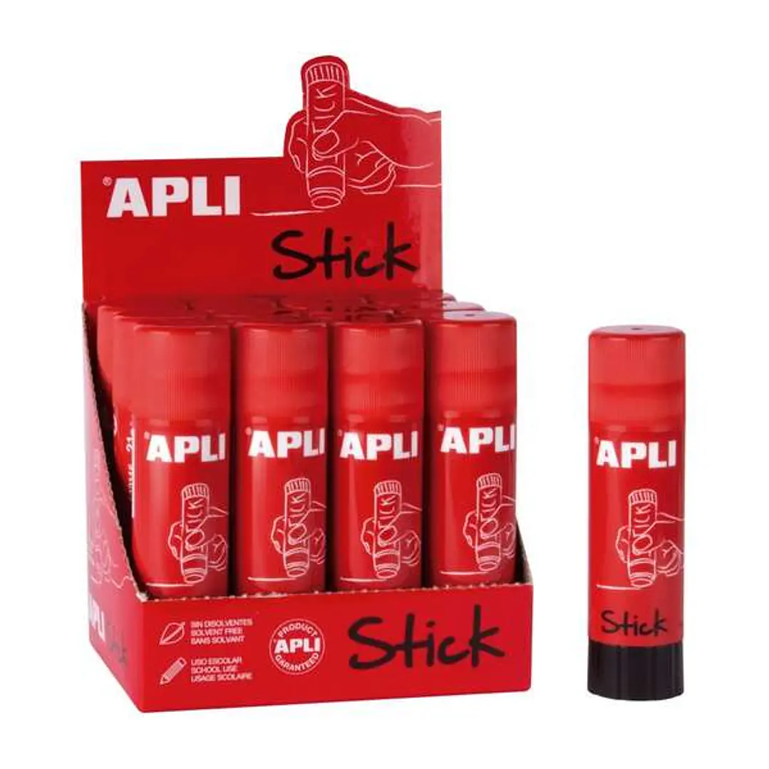 Apli Barra de Pegamento 40g - Secado Instantaneo - No Arruga o Humedece el Papel - No Toxica - Apto para Uso Escolar 1