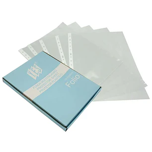 Bismark Caja de 100 Fundas Multitaladro 70 Micras Folio - Polipropileno Rugoso