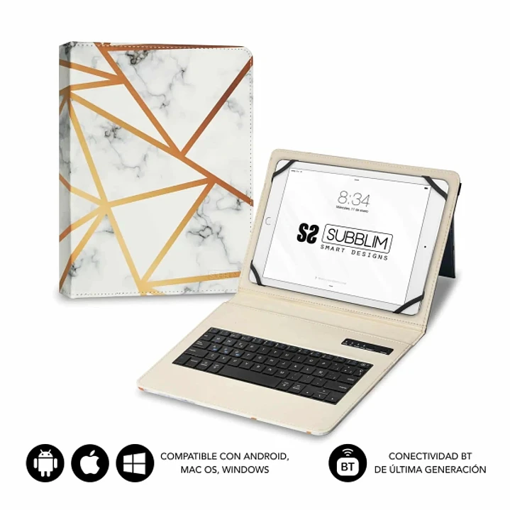 Subblim Keytab Pro Bluetooth Funda universal 9-10.1