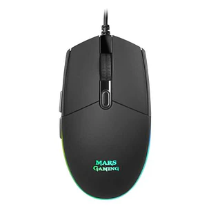 Mars Gaming MMG Raton Gaming USB 3200dpi - 6 Botones - Iluminacion LED RGB - Uso Diestro - Cable de 1.60m