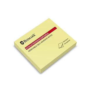 Bismark Bloc de 100 Notas Adhesivas 76x102mm - Color Amarillo
