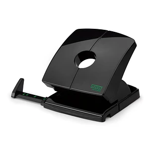 Novus B 230 re+new Perforadora de Papel - Perfora hasta 30 Hojas - Fabricada con Plastico Reciclado - Escala de Tope - Vaciado Facil - Punzones 5.5mm 