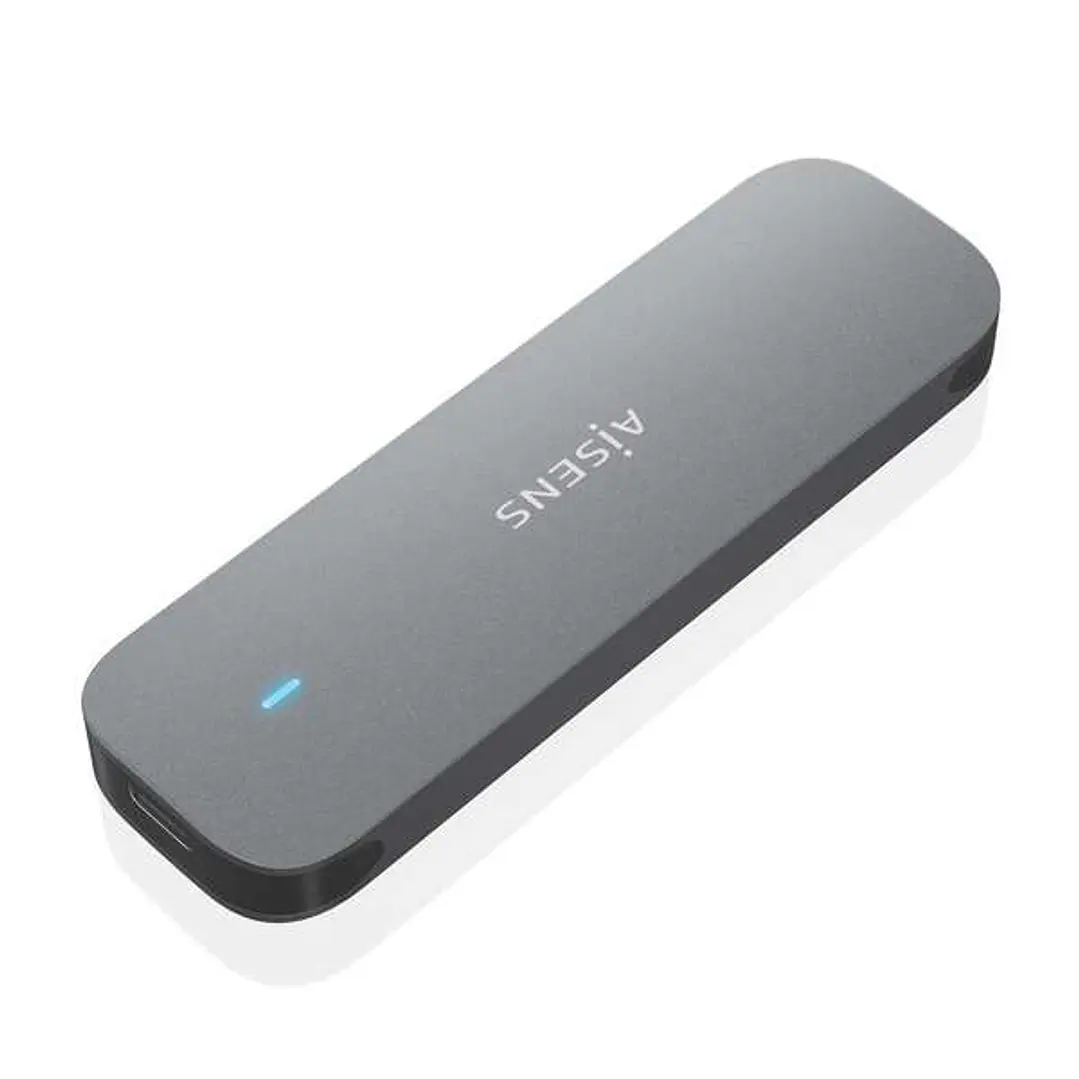 Aisens Caja Externa M.2 (NGFF) ASM2-006Gry SATA a USB3.1 GEN1 - Color Gris 1