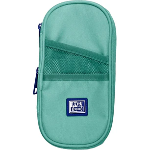 Oxford B-Max Estuche Portatodo Expandible - 1 Compartimento de Gran Capacidad - 2 Bolsillos Exteriores - Fabricado en Material Reciclado - Color Ice M