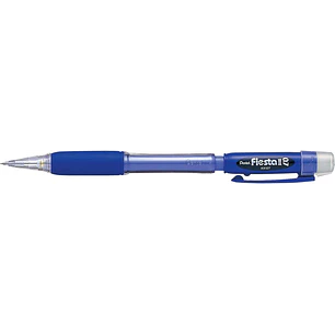 Pentel Fiesta II Portaminas HB 0.7mm con Goma - Incluye 2 Recargas - Grip de Goma - Diseño Ergonomico - Color Azul