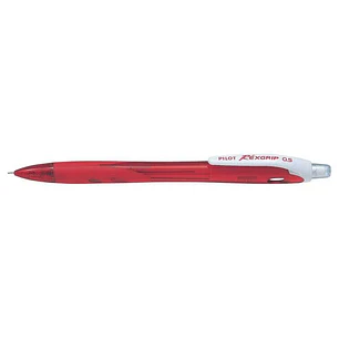 Pilot Rexgrip Begreen Portaminas 0.5mm - Mina HB - 71,9% Plastico Reciclado - Cuerpo Color Rojo