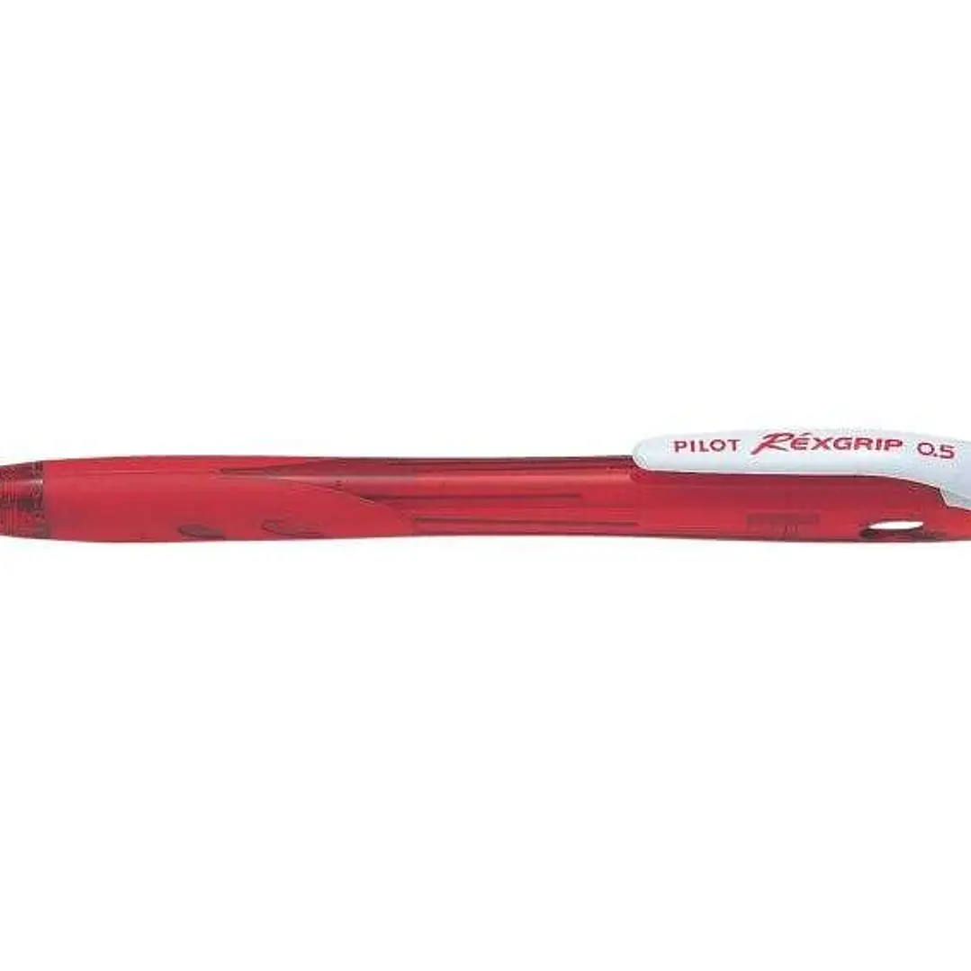 Pilot Rexgrip Begreen Portaminas 0.5mm - Mina HB - 71,9% Plastico Reciclado - Cuerpo Color Rojo 1