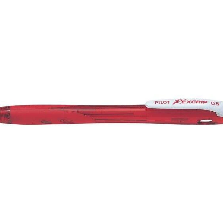 Pilot Rexgrip Begreen Portaminas 0.5mm - Mina HB - 71,9% Plastico Reciclado - Cuerpo Color Rojo 1