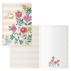 Dohe Pack de 6 Tarjetas de Felicitacion - 11.5x17cm - Impresion a Todo Color - Estampaciones con Pelicula de Color - Estampacion en Seco - Papel Offse