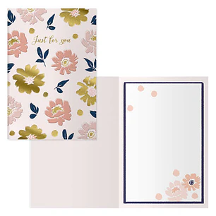 Dohe Pack de 6 Tarjetas de Felicitacion - 11.5x17cm - Impresion a Todo Color - Estampaciones con Pelicula de Color - Estampacion en Seco - Papel Offse