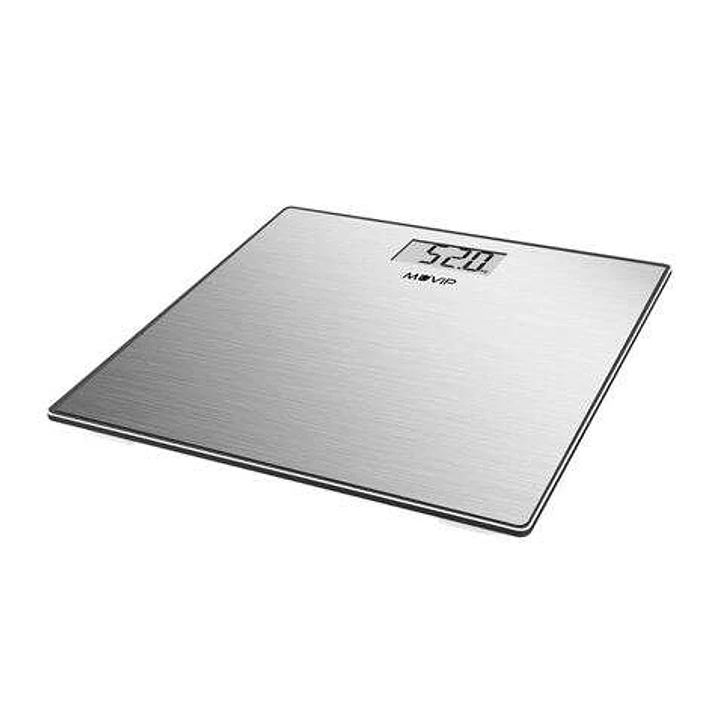 Muvip Luxury Bascula Digital de Baño - Plataforma Acero Inoxidable - Sensores Alta Precision - Apagado Automatico - Peso Max. 180kg 1