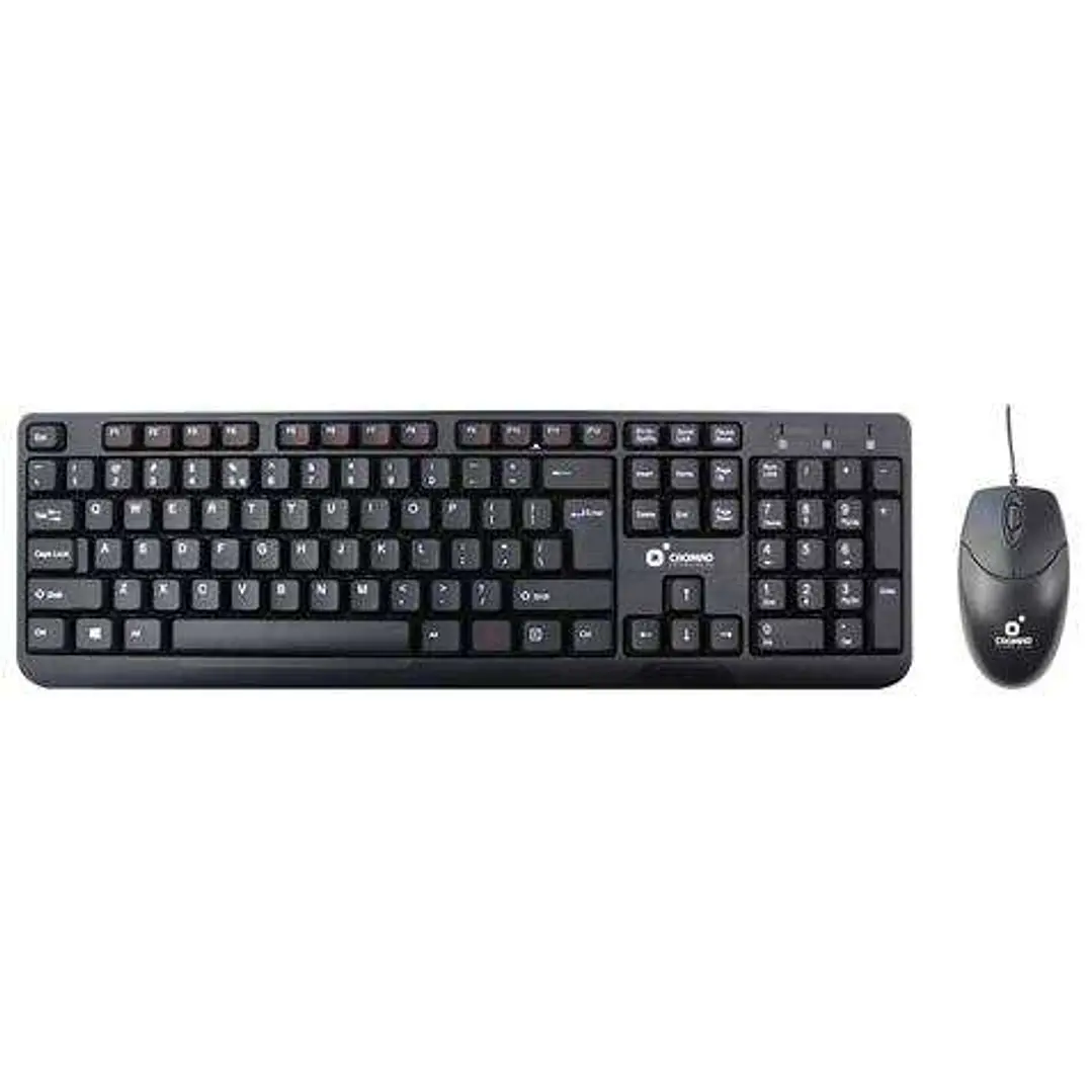 Cromad Pack USB Teclado + Raton 1000dpi 3 Botones 1