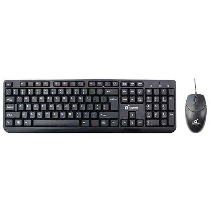 Cromad Pack USB Teclado + Raton 1000dpi 3 Botones 1