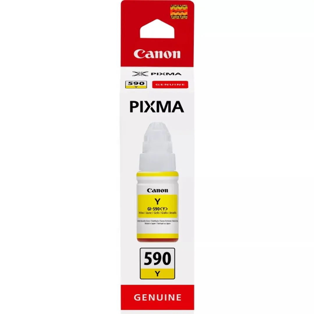 Canon GI590 Amarillo Botella de Tinta Original - GI590Y/1606C001 1